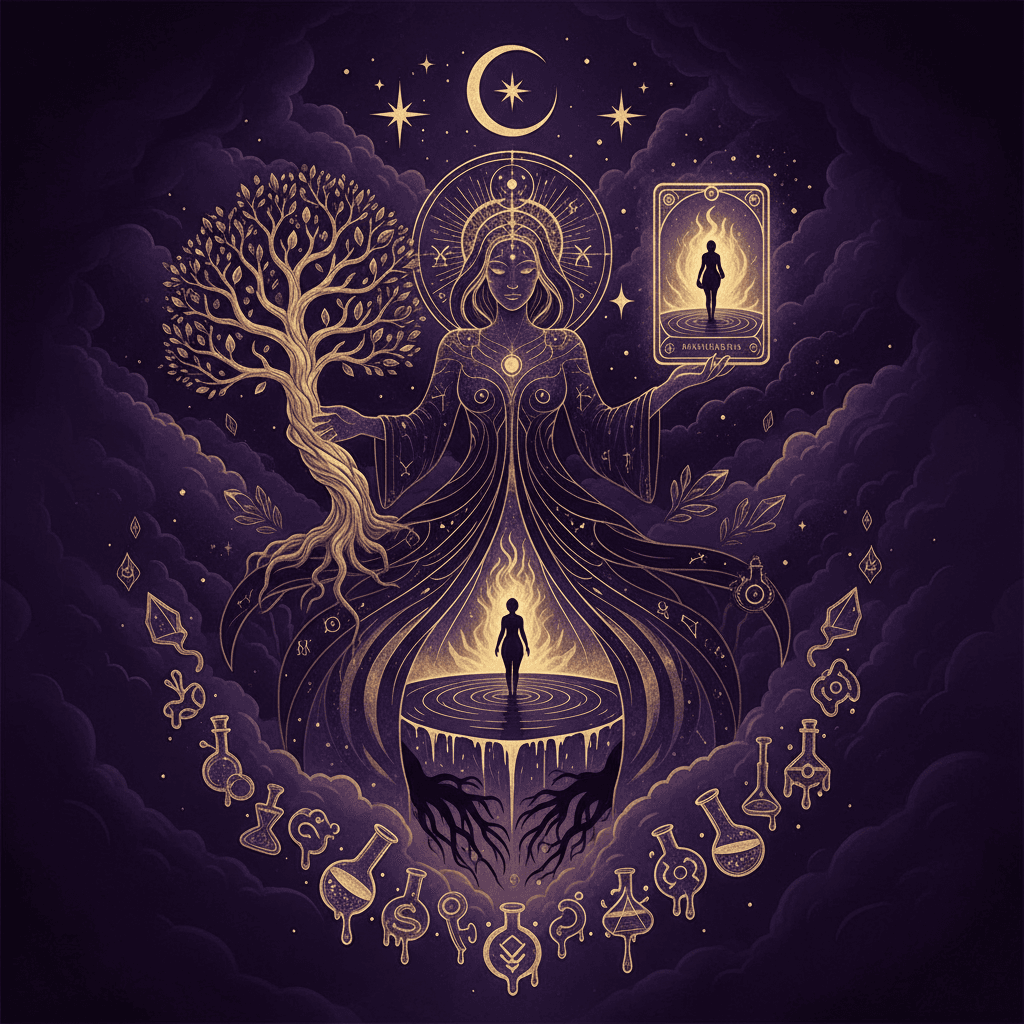 Tarot for Deep Transformation and Shadow Work: Embracing Your Inner Alchemist